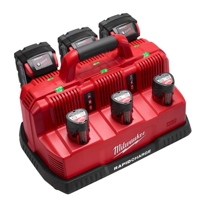 Milwaukee 48-59-1807 M12 and M18 Rapid Charge Battery Station